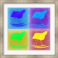 Framed Eames Rocking Chair Pop Art 1
