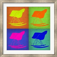 Framed Eames Rocking Chair Pop Art 3