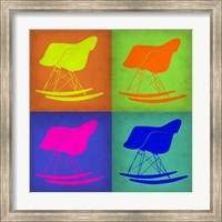 Framed Eames Rocking Chair Pop Art 3