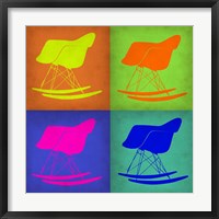 Framed Eames Rocking Chair Pop Art 3