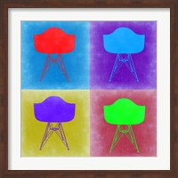 Framed Eames Chair Pop Art 3
