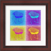 Framed Brickel Chair Pop Art 2