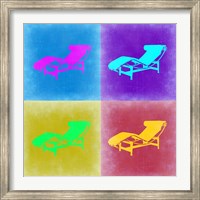 Framed Lounge Chair Pop Art 2