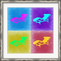 Framed Lounge Chair Pop Art 2