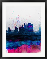 Framed Tokyo Watercolor Skyline