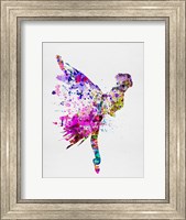 Framed Ballerina on Stage Watercolor 3
