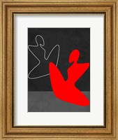 Framed Red Girl 1
