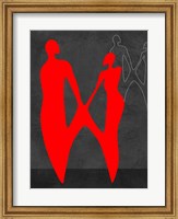 Framed Red Couple 2