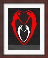 Framed Red and White Heart