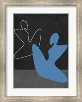 Framed Blue Girl