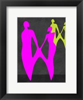Framed Purple Couple