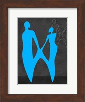 Framed Blue Couple