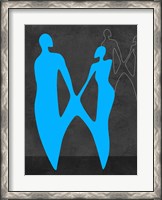 Framed Blue Couple