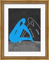 Framed Blue Woman