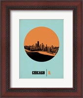 Framed Chicago Circle 1