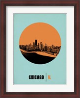 Framed Chicago Circle 1