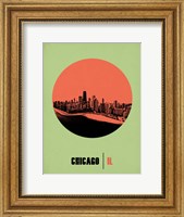 Framed Chicago Circle 2