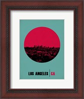 Framed Los Angeles Circle 1