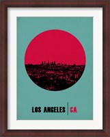 Framed Los Angeles Circle 1