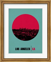 Framed Los Angeles Circle 1