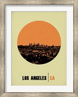 Framed Los Angeles Circle 2