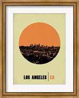 Framed Los Angeles Circle 2