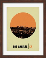 Framed Los Angeles Circle 2