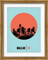 Framed Dallas Circle 1