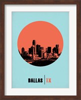 Framed Dallas Circle 1