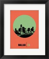 Framed Dallas Circle 2