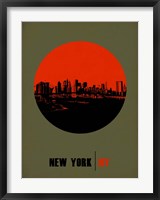 Framed New York Circle 3