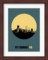 Framed Pittsburgh Circle 1