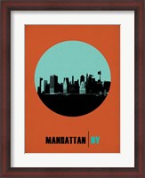 Framed Manhattan Circle 1