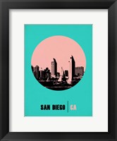 Framed San Diego Circle 1
