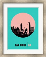 Framed San Diego Circle 1