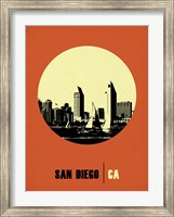 Framed San Diego Circle 2