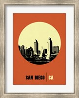 Framed San Diego Circle 2