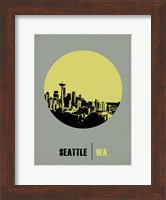 Framed Seattle Circle 2