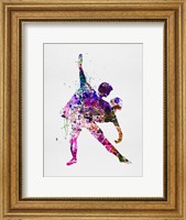 Framed Romantic Ballet Watercolor 4