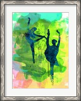Framed Ballet Watercolor 1B