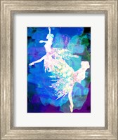 Framed Ballet Watercolor 2B