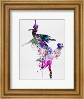 Framed Ballet Watercolor 3B