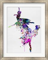 Framed Ballet Watercolor 3B