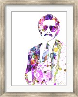 Framed Anchorman Watercolor 1