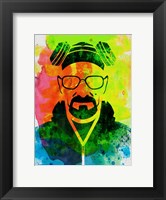 Framed Walter White Watercolor 1