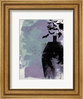 Framed Batman Watercolor