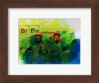 Framed Br Ba Watercolor 1