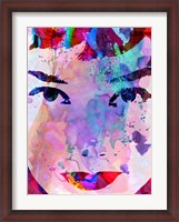 Framed Audrey Watercolor