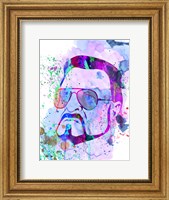 Framed Sobchak Watercolor