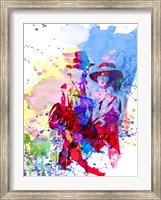 Framed Casablanca Watercolor